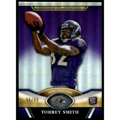 2011 Topps Platinum Purple Refractors #119 Torrey Smith