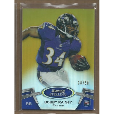 2012 Bowman Sterling Gold Refractors #12 Bobby Rainey