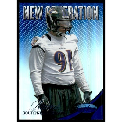 2012 Certified Mirror Blue #261 Courtney Upshaw
