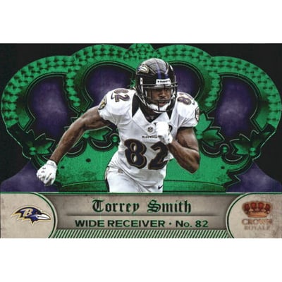 2012 Crown Royale Green #9 Torrey Smith
