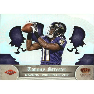 2012 Crown Royale Silver Holofoil Non-Die Cut #248 Tommy Streeter
