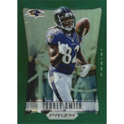 2012 Panini Prizm Prizms Green #19 Torrey Smith