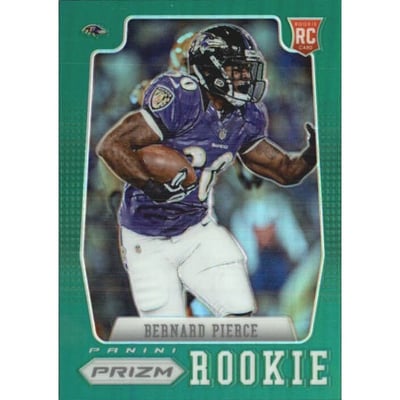 2012 Panini Prizm Prizms Green #204 Bernard Pierce