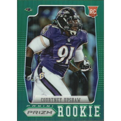 2012 Panini Prizm Prizms Green #249 Courtney Upshaw