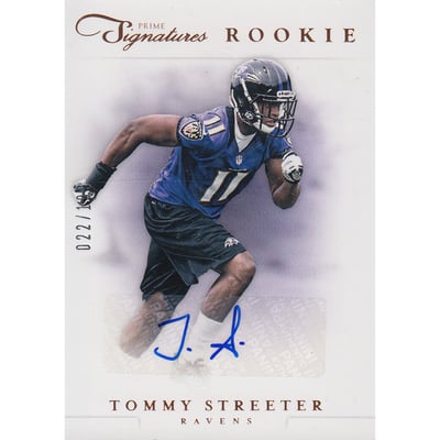 2012 Prime Signatures #225 Tommy Streeter AU/199 RC