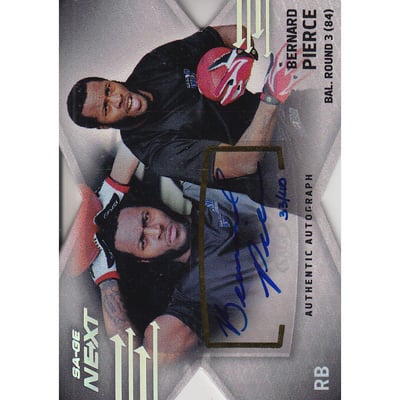 2012 SAGE Next Die Cut #38 Bernard Pierce