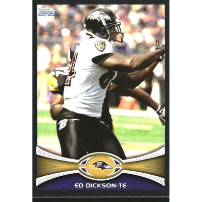 2012 Topps Black #36 Ed Dickson
