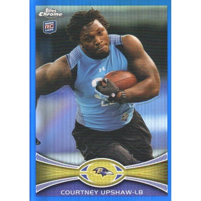 2012 Topps Chrome Blue Refractors #71 Courtney Upshaw