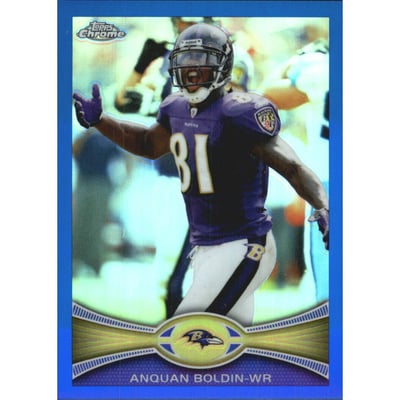 2012 Topps Chrome Blue Refractors #83 Anquan Boldin