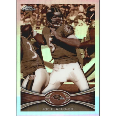 2012 Topps Chrome Sepia Refractors #165 Joe Flacco