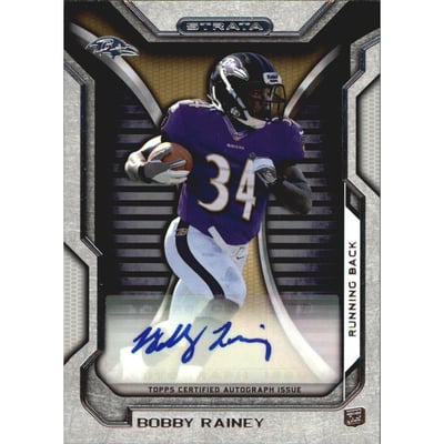 2012 Topps Strata Rookie Autographs #RABR Bobby Rainey