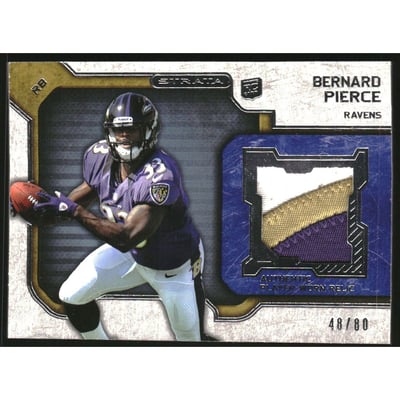 2012 Topps Strata Rookie Jerseys Patch #RRBP Bernard Pierce
