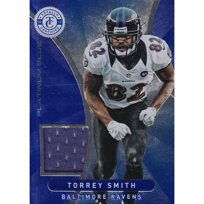 2012 Totally Certified Blue Materials #64 Torrey Smith/99