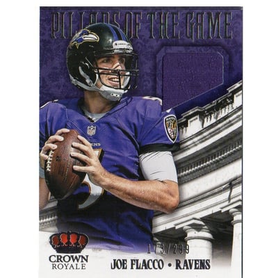 2013 Crown Royale Pillars of the Game Materials #10 Joe Flacco/299