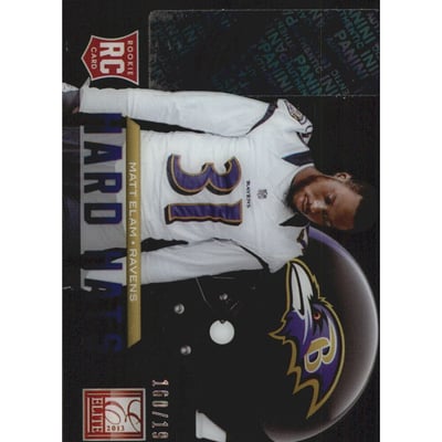 2013 Elite Rookie Hard Hats Autographs #86 Matt Elam/199