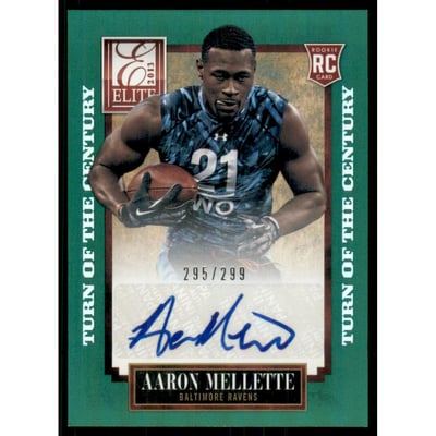 2013 Elite Turn of the Century Autographs #102 Aaron Mellette/299
