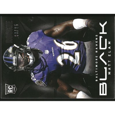 2013 Panini Black Platinum #164 Matt Elam