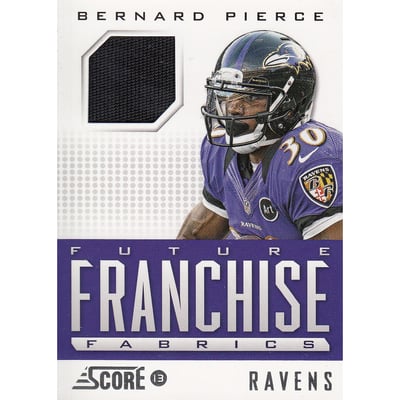 2013 Score Future Franchise Fabrics #FRBP Bernard Pierce