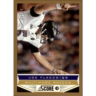 2013 Score Gold Zone #14 Joe Flacco