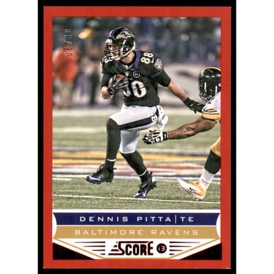 2013 Score Red Zone #19 Dennis Pitta