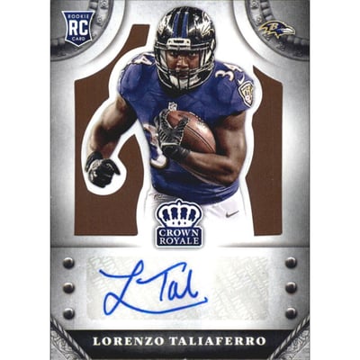 2014 Crown Royale Rookie Signatures Retail Bronze #SLT Lorenzo Taliaferro/99