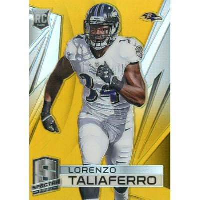 2014 Panini Spectra Prizms Gold #153 Lorenzo Taliaferro