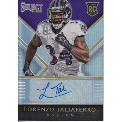 2014 Select Rookie Autographs #RALT Lorenzo Taliaferro