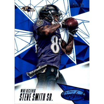 2015 Certified Mirror Blue #55 Steve Smith Sr.