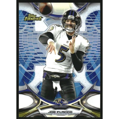 2015 Finest Diamond Refractors #51 Joe Flacco