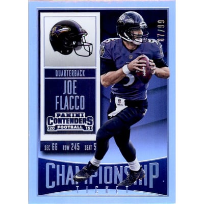 2015 Panini Contenders Championship Ticket #48 Joe Flacco