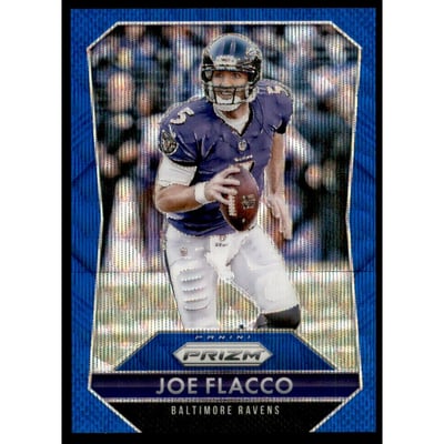 2015 Panini Prizm Prizms Light Blue Wave #5 Joe Flacco