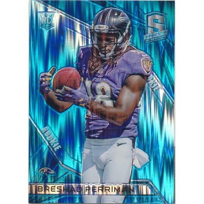 2015 Panini Spectra Neon Blue #125 Breshad Perriman