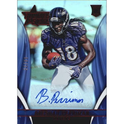 2015 Rookies and Stars Longevity Rookie Signatures Team Name #11 Breshad Perriman/99
