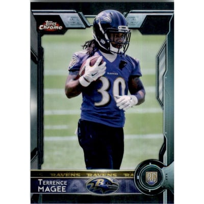 2015 Topps Chrome Black Refractors #128 Terrence Magee