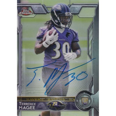 2015 Topps Chrome Rookie Autographs #128 Terrence Magee