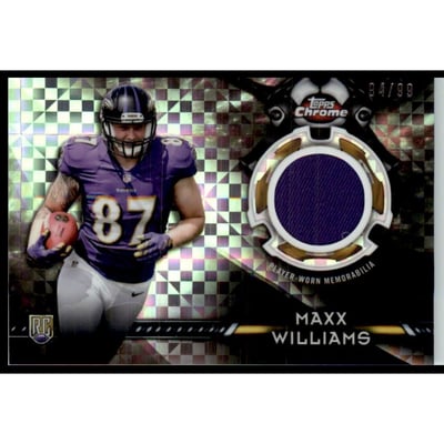2015 Topps Chrome Rookie Relics Xfractors #TCRRMW Maxx Williams