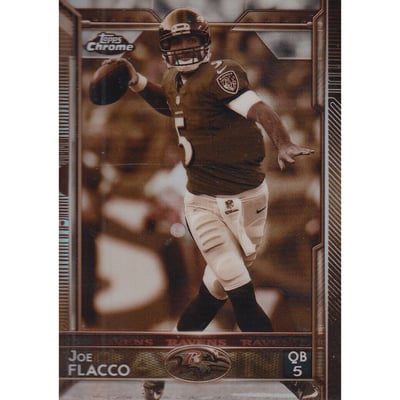 2015 Topps Chrome Sepia Refractors #54 Joe Flacco
