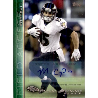 2015 Topps Field Access Autographs Green #67 Michael Campanaro