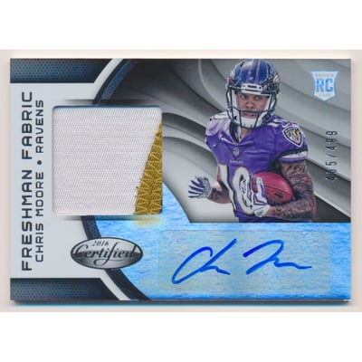 2016 Certified #223 Chris Moore/499 JSY AU RC