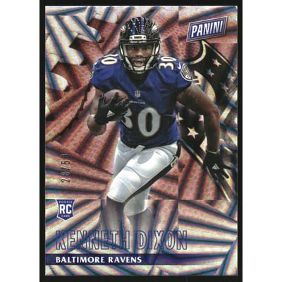 2016 Panini Black Friday Wedges #66 Kenneth Dixon