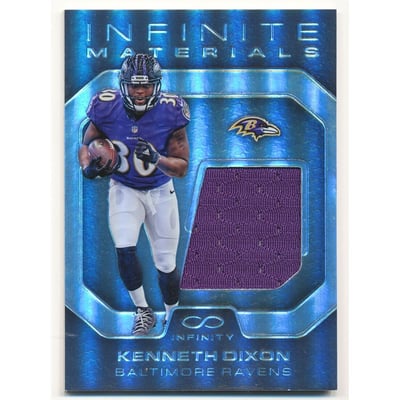 2016 Panini Infinity Rookie Infinite Jerseys #24 Kenneth Dixon