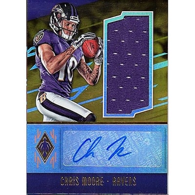 2016 Panini Phoenix Rookie Jumbo Patch Autographs Orange #6 Chris Moore/99
