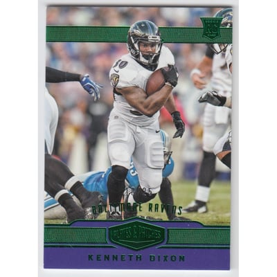 2016 Panini Plates and Patches Green #164 Kenneth Dixon