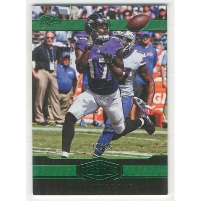 2016 Panini Plates and Patches Green #9 Mike Wallace