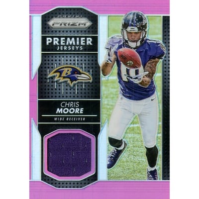 2016 Panini Prizm Prizm Premier Jerseys Pink #29 Chris Moore