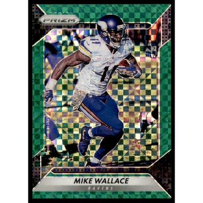 2016 Panini Prizm Prizms Green Power #58 Mike Wallace