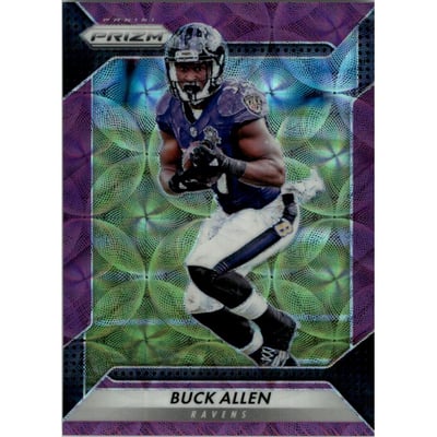 2016 Panini Prizm Prizms Purple Scope #28 Buck Allen