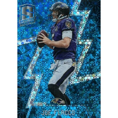 2016 Panini Spectra Neon Blue #80 Joe Flacco