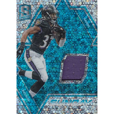 2016 Panini Spectra Sunday Spectacle Jerseys Neon Blue #10 Buck Allen/99