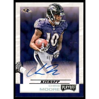 2016 Playoff Rookie Autographs Kickoff #22 Chris Moore/49